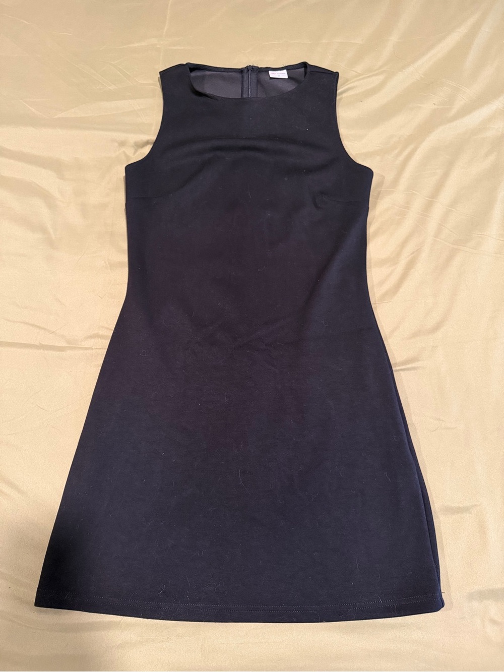 Classic Black Sleeveless A-Line Dress